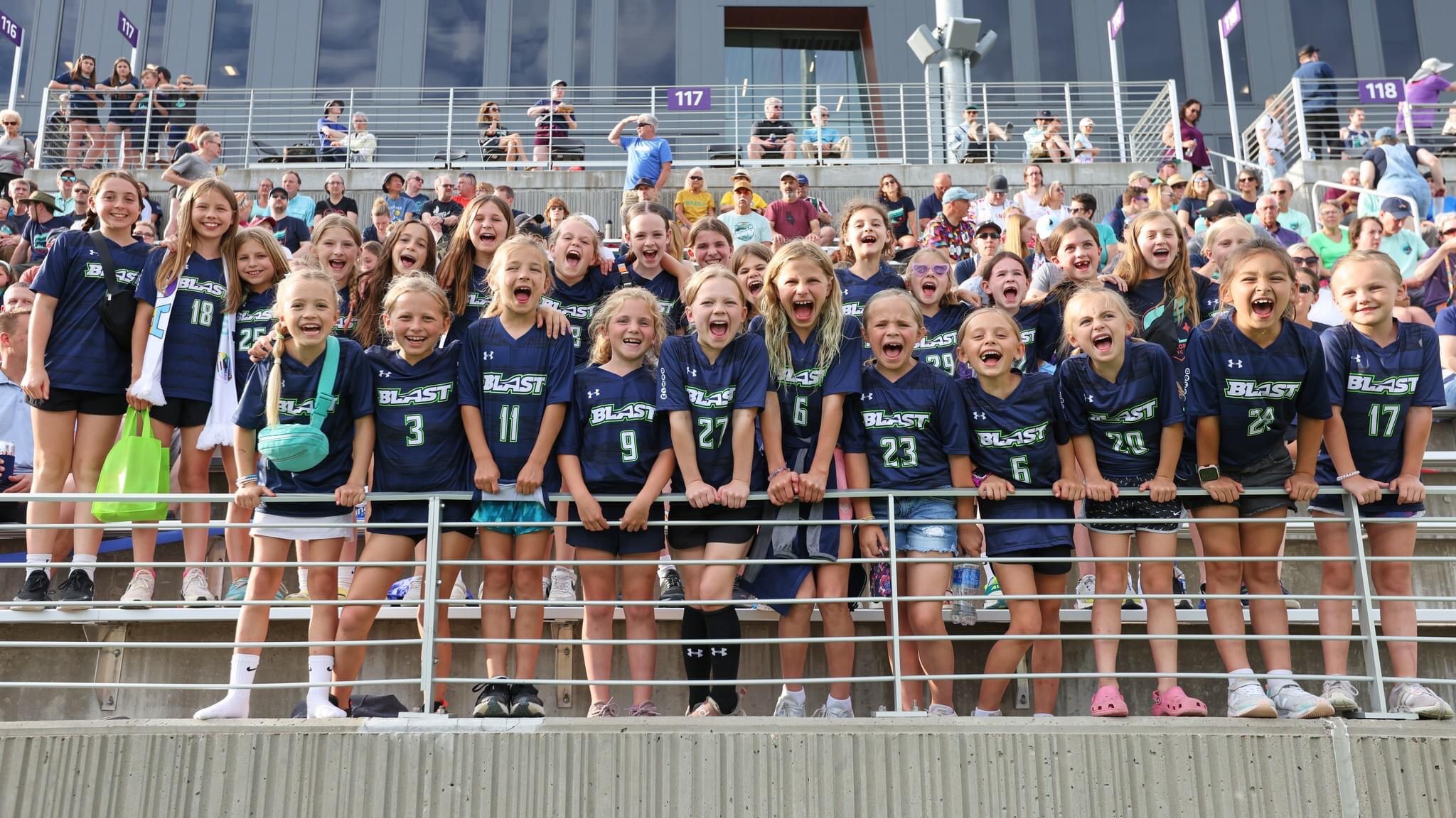NOSC Blast team celebrating